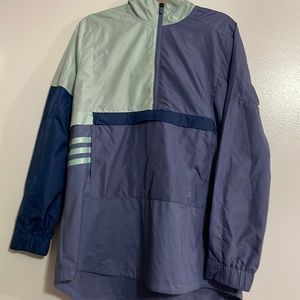 Large Adidas Blue Mint Wind Jacket